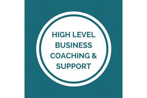 high level business coaching and support logo